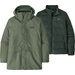 Kurtka parka męska Tres 3w1 Patagonia - green