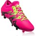 Buty piłkarskie korki X 15.2 Techfit FG/AG Adidas - różowe