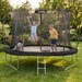 Trampolina Pumpkin 366cm 12ft Outtec - czarna