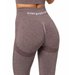 Legginsy bezszwowe damskie Allure Carpatree - Brown Melange