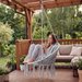 Huśtawka ogrodowa bocianie gniazdo Boho XXL Luna Outtec WYPRZEDAŻ