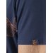 Koszulka męska Lenta Bamboo Viking - granatowa