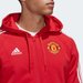 Bluza męska Manchester United 3-Stripes Full-Zip Hoodie Adidas
