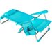 Krzesło plażowe z funkcją leżaka Sun Flex 2w1 Outtec - turkusowe