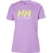 Koszulka damska HH Logo Helly Hansen - fioletowa