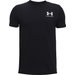 Koszulka juniorska Sportstyle Left Chest Logo Under Armour - czarna