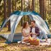 Parawan, namiot plażowy Easy Open Outtec - niebieski