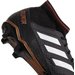 Buty piłkarskie korki Predator 18.3 FG Adidas - czarno-biało-pomarańczowe