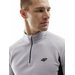 Bluza polarowa męska 4FAW23UFLEM035 4F - średni szary