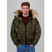 Kurtka męska Harvest Hooded Bomber Jacket Pitbull West Coast - olive