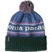 Czapka z pomponem Powder Town Beanie Patagonia - niebieska