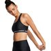 Biustonosz sportowy damski Crossback Mid Bra Under Armour - Black/White