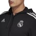 Bluza męska z kapturem Real Madryt 3-Stripes Full Zip Adidas