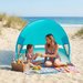 Namiot plażowy samorozkładający, parawan EasyShade UV50 Outtec - turkusowy