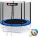 Trampolina 244cm 8FT z siatką zewnętrzną + gratisy Hop Sport