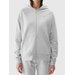 Bluza damska TSWSF1763 4F - chłodny jasny szary melanż
