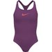 Strój kąpielowy dziewczęcy Racerback Nike Swim - Hot Fuchsia
