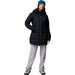 Płaszcz puchowy damski Mountain Croo III Mid Down Columbia - Black