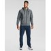 Bluza męska Rival Fleece Full Zip Hoodie Under Armour - szary melanż