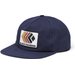 Czapka z daszkiem Washed Black Diamond - Indigo Faded Patch