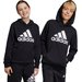 Bluza juniorska Big Logo Essentials Cotton Hoodie Adidas - czarna