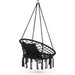 Huśtawka bocianie gniazdo boho XXL Luna Outtec - black