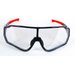 Okulary sportowe z fotochromem Rockbros - black/red