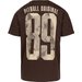 Koszulka męska Eighty Nine Dog Pitbull West Coast - dark chocolate