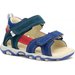 Sandały profilaktyczne T-118240 Jr Bartek - niebieski/czerwony
