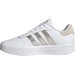 Buty Court Platform Wm's Adidas - Cloud White/Champagne Met