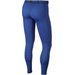 Spodnie kompresyjne męskie Pro Combat Tight Nike - niebieskie
