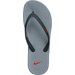 Klapki męskie Solarsoft Thong II Nike - szaro-czerwone