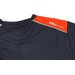 Koszulka męska Shoulder Panel Crew Prince - granatowo-pomarańczowa