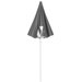 Parasol plażowy łamany Ombra 200cm Luverno - szary