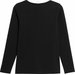 Longsleeve damski 4FWSS24TLONF218 4F - głęboka czerń