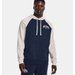 Bluza męska Rival Fleece Wordmark Colorblock Under Armour - granatowy/biały