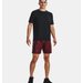 Spodenki męskie Woven Emboss Under Armour - bordo