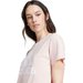 Koszulka damska Loungewear Essentials Logo Tee Adidas - Sandy Pink