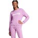 Bluza damska Essentials Linear French Terry Adidas - Preloved Purple