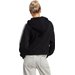 Bluza damska Essentials 3-Stripes French Terry Bomber Full-Zip Hoodie Adidas - czarna