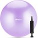 Piłka gimnastyczna, do pilatesu antiburst 25cm Gymtek - 25cm fioletowa