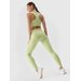 Legginsy damskie TFTIF306 4F - jasna zieleń