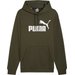 Bluza męska Essentials Big Logo Hoodie Puma - Dark Olive