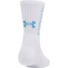Skarpety 3-Maker Mid-Crew 3 pary Under Armour - biały