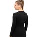 Longsleeve damski Active Merino Wool Brubeck - czarna