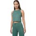 Bezrękawnik, top damski 4FSS23TFTSF148 4F - zielona