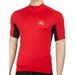 Koszulka rowerowa męska krótki rękaw SR0035 Stanteks - czerwono-czarna