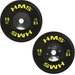 Talerze olimpijskie BTBR Set 8 szt. 10-25kg HMS
