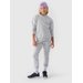 Bluza dziewczęca 4FJWMM00TSWSF1316 4F - chłodny jasny szary melanż