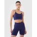 Biustonosz sportowy bezszwowy damski USBAF151 4F - ciemny granat